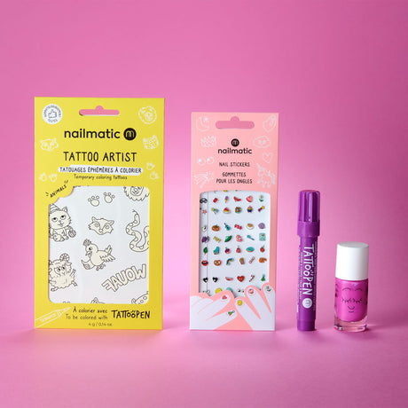 Coffret Artiste Ongles/tatous-Nailmatic-NMT-COFFA-CLÉMENT