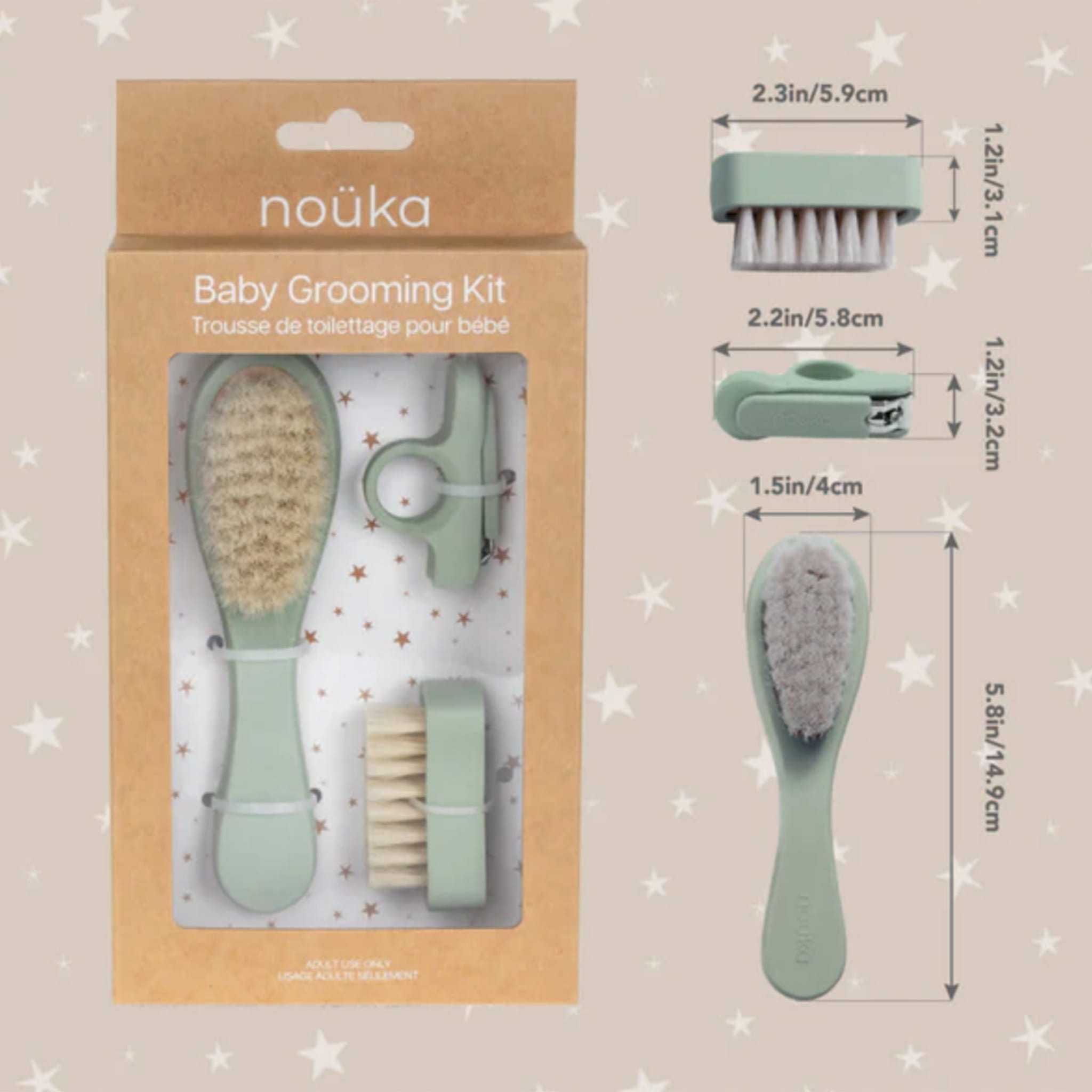 LES ONGLES, COQUERIES, NOURRISSONS 3本セット Ensemble Soins de Bébé - Sable – CLÉMENT