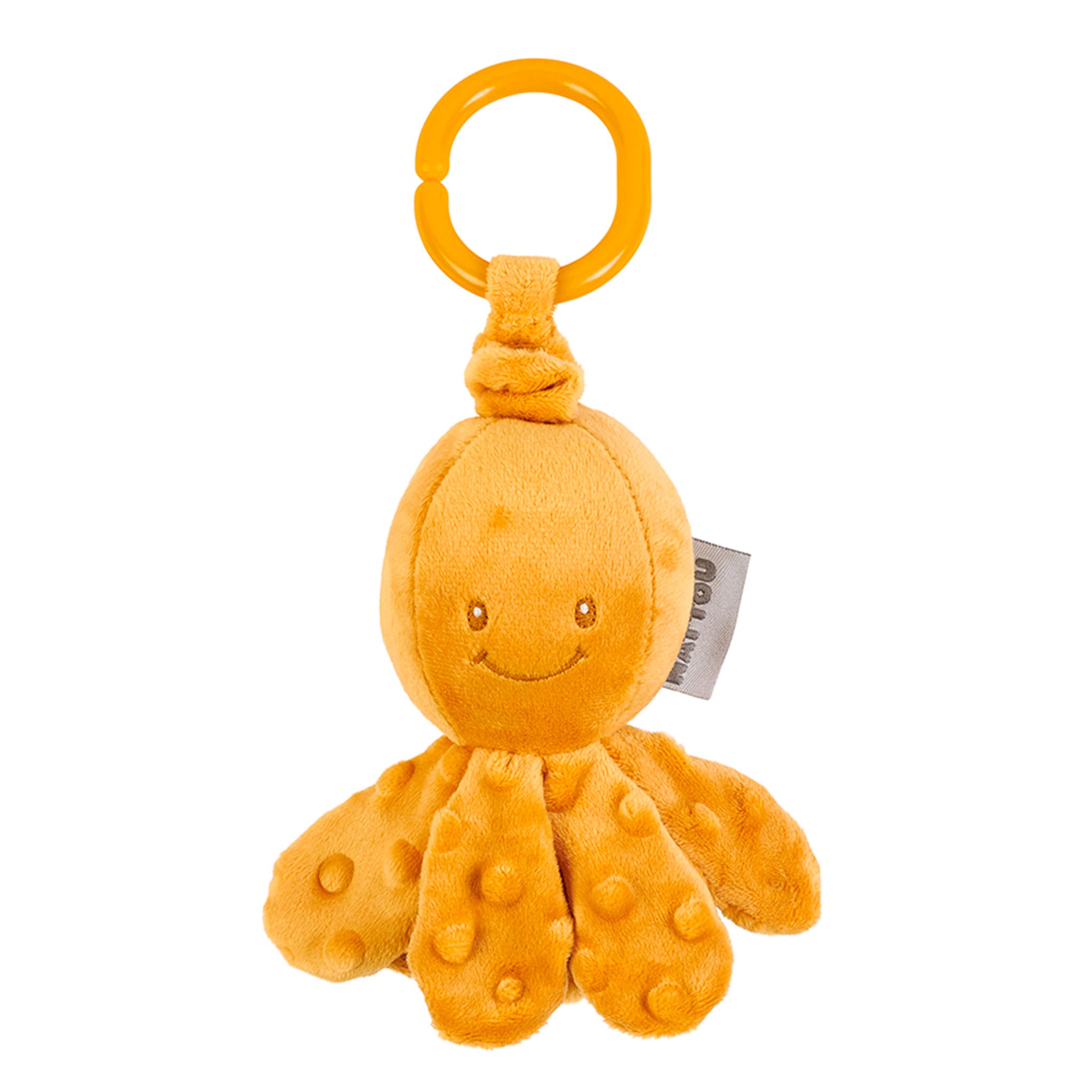 Peluche Hochet Pieuvre Vibrante - Ocre - Nattou – CLÉMENT