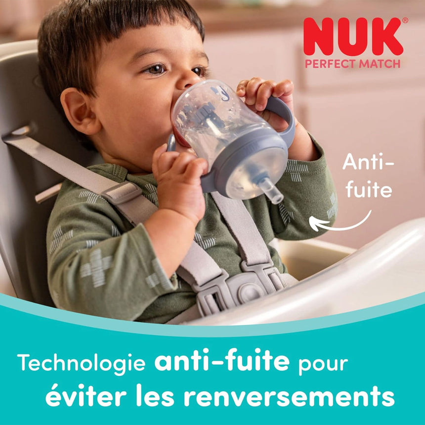 Perfect Match - Gobelet d’apprentissage à paille ours 9 oz-NUK-NUK-10216319-CLÉMENT