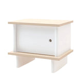 Table De Nuit ML - Blanc/ Naturel-Oeuf-OEU-1MLNS01-CLÉMENT