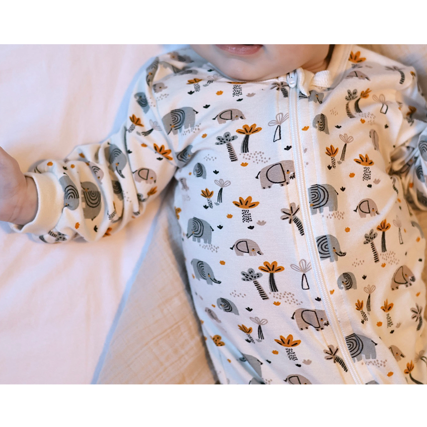 Pyjama Modal Éléphants 0-30mois