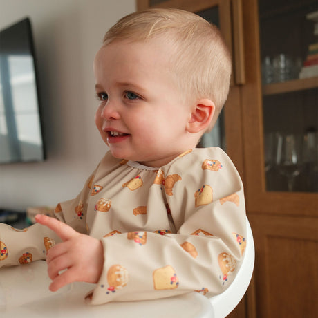 Bavoir Manches Longues Déjeuner 0-36mois-Origami-ORG-BAV00068-CLÉMENT