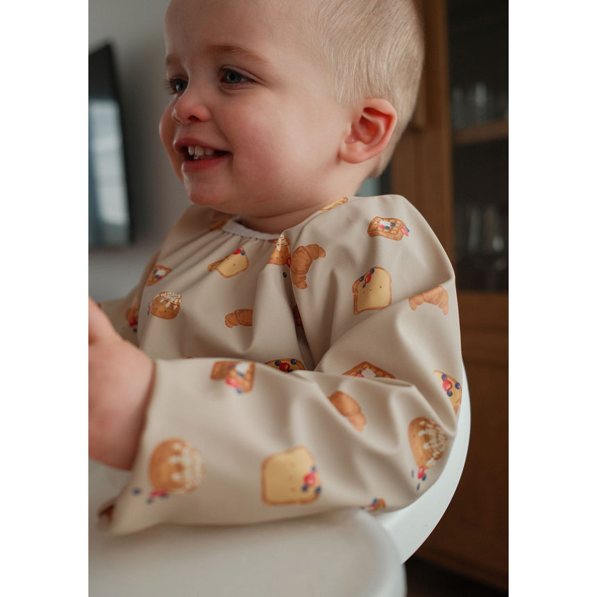 Bavoir Manches Longues Déjeuner 0-36mois-Origami-ORG-BAV00068-CLÉMENT