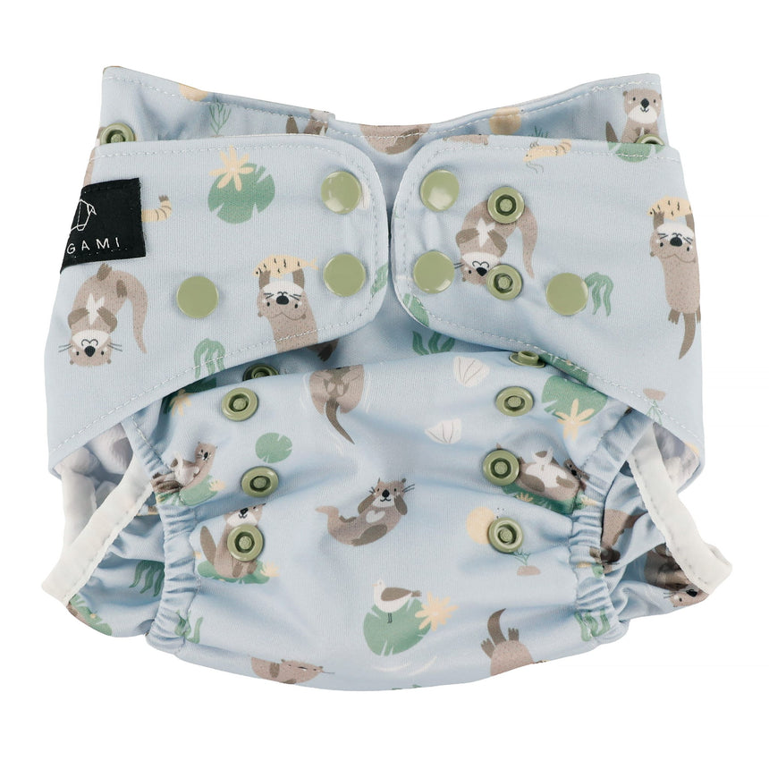 Maillot Couche Loutres 8-35lb-Origami-Bleu-8-35 lbs-ORG-MC0043-CLÉMENT