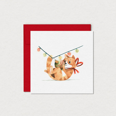 Mini Carte de Souhait - Boule de Poils-Mimosa Design-OSA-MIN-1100-CLÉMENT