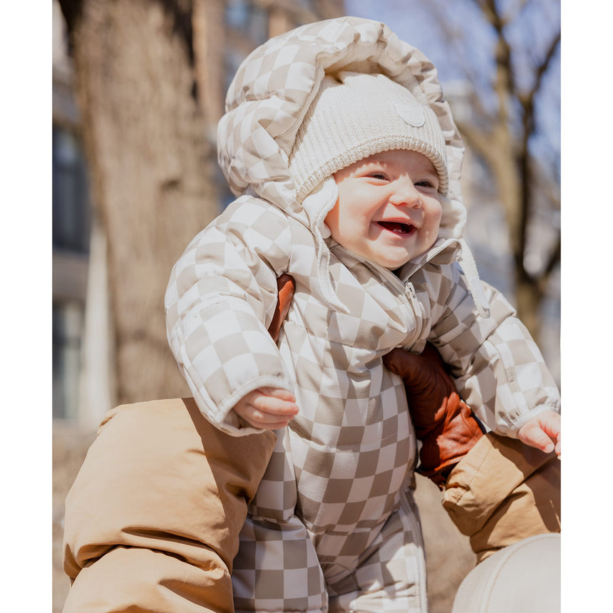 Checkerboard Snowsuit 3-24m