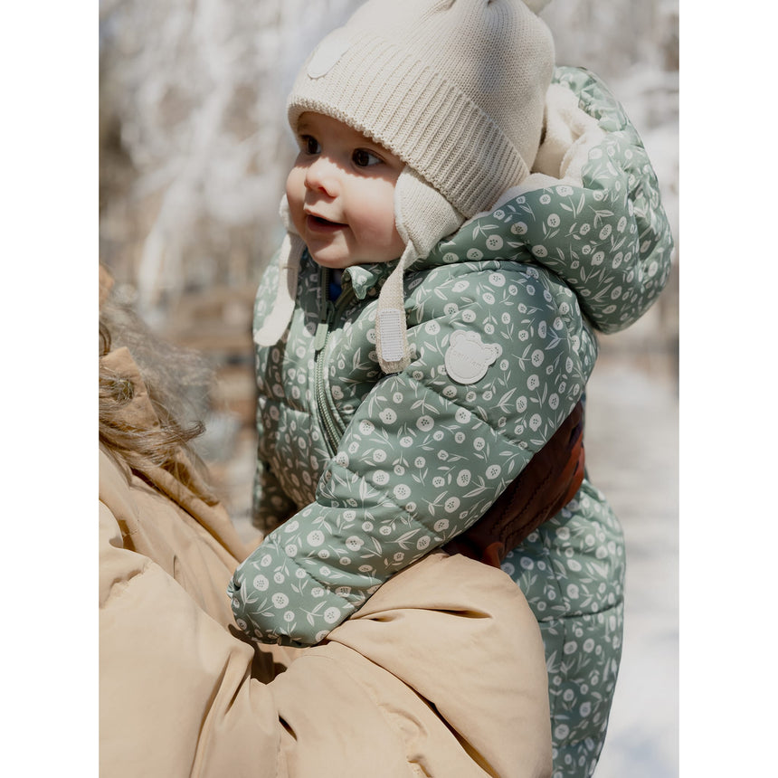 Habit de Neige Fleurs 3-24mois