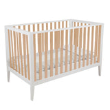 Couchette Bernini - Blanc/Naturel + Matelas-Pali Design-CLÉMENT
