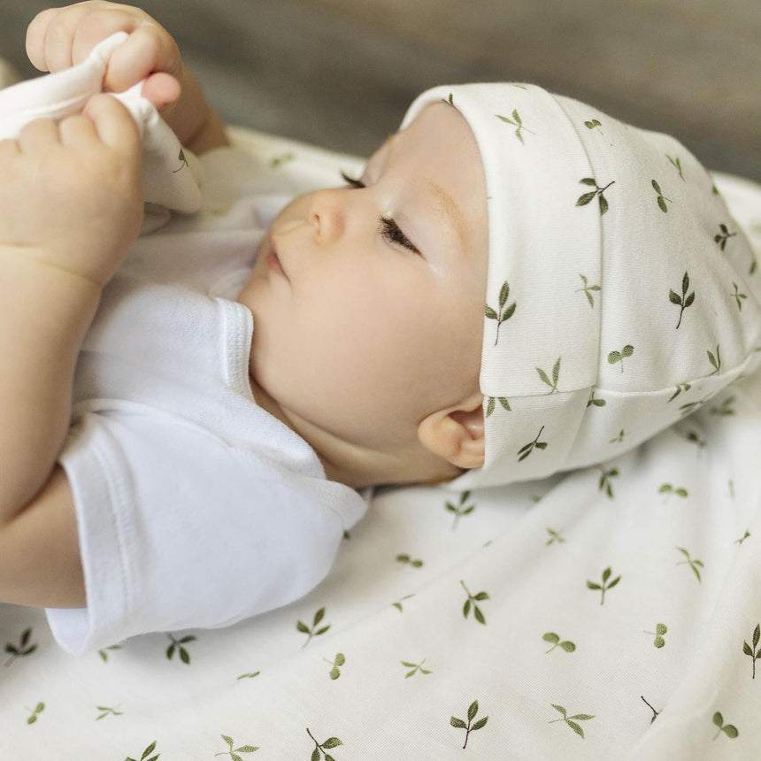 Chapeau à Noeud 0-3mois - Feuilles-Perlimpinpin-PE2-BB29612-CLFE-CLÉMENT