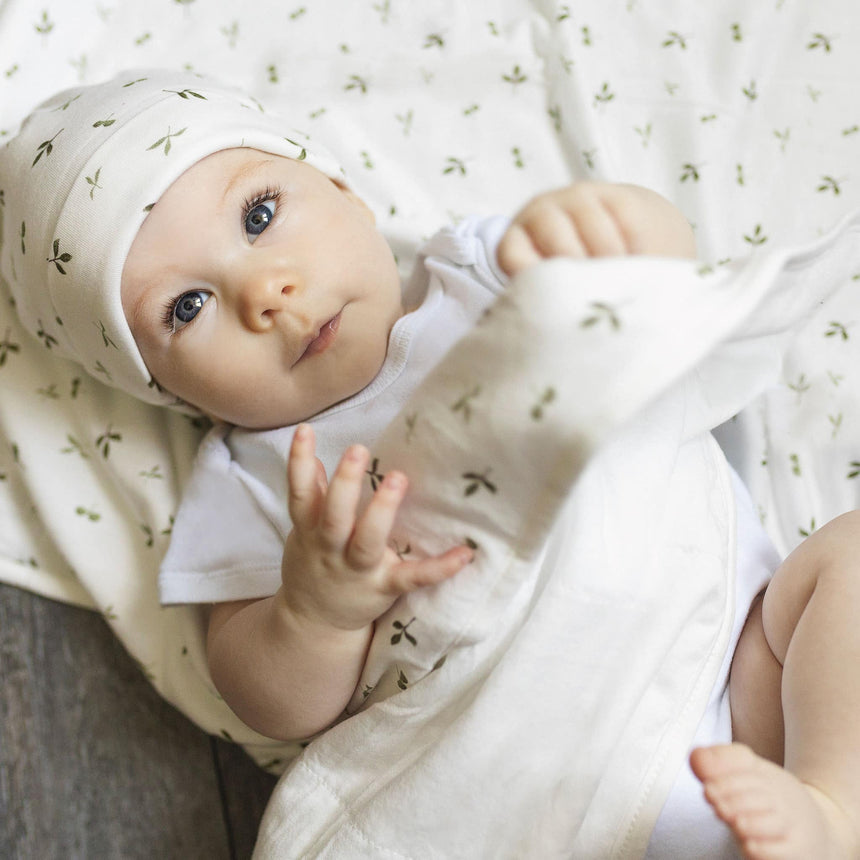 Chapeau à Noeud 0-3mois - Feuilles-Perlimpinpin-PE2-BB29612-CLFE-CLÉMENT