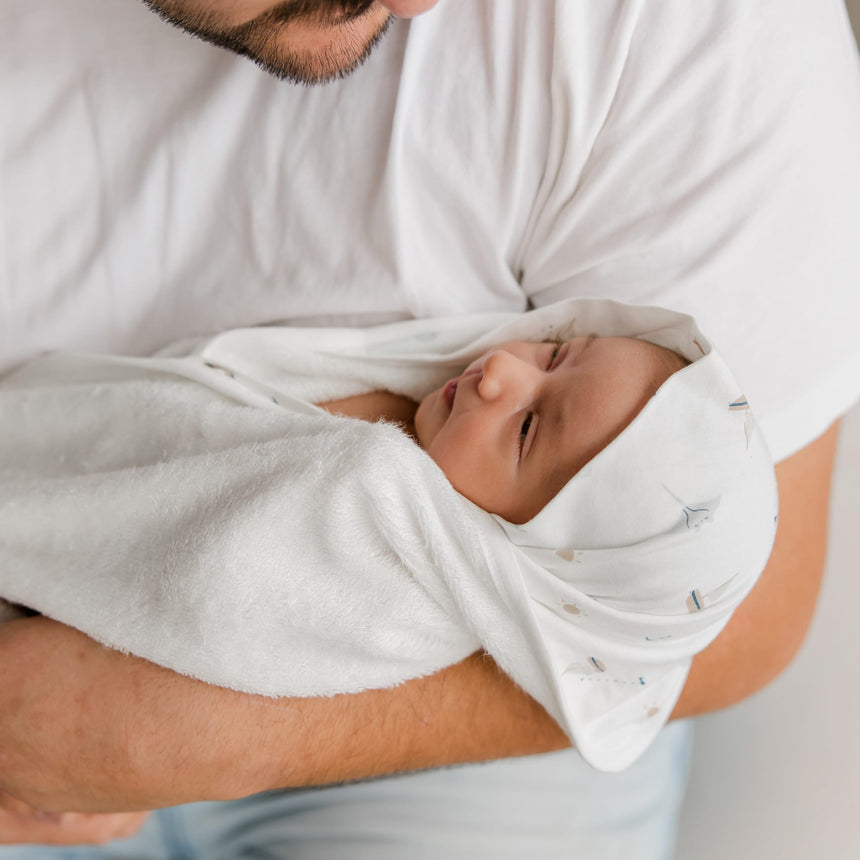 Serviette à Capuchon Bambou - Océan-Perlimpinpin-PER-BB3304-OC-CLÉMENT