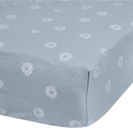 Drap Contour pour lit de Bébé - Marguerites-Perlimpinpin-PER-FL20A-MA-CLÉMENT