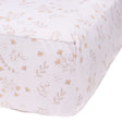 Drap Contour pour Lit de Bébé - Floral-Perlimpinpin-PER-L2026C-PR-CLÉMENT