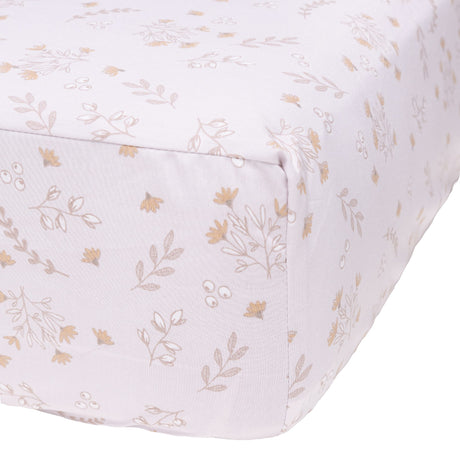 Drap Contour pour Lit de Bébé - Floral-Perlimpinpin-PER-L2026C-PR-CLÉMENT