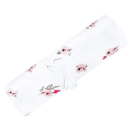 Couverture Mousseline - Pinsons-Perlimpinpin-PER-MS35CC-PI-CLÉMENT