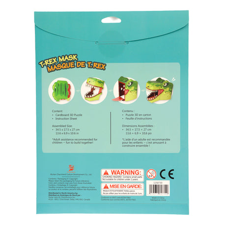 Masque T-rex-Clement - Equipement-PET-150730-CLÉMENT