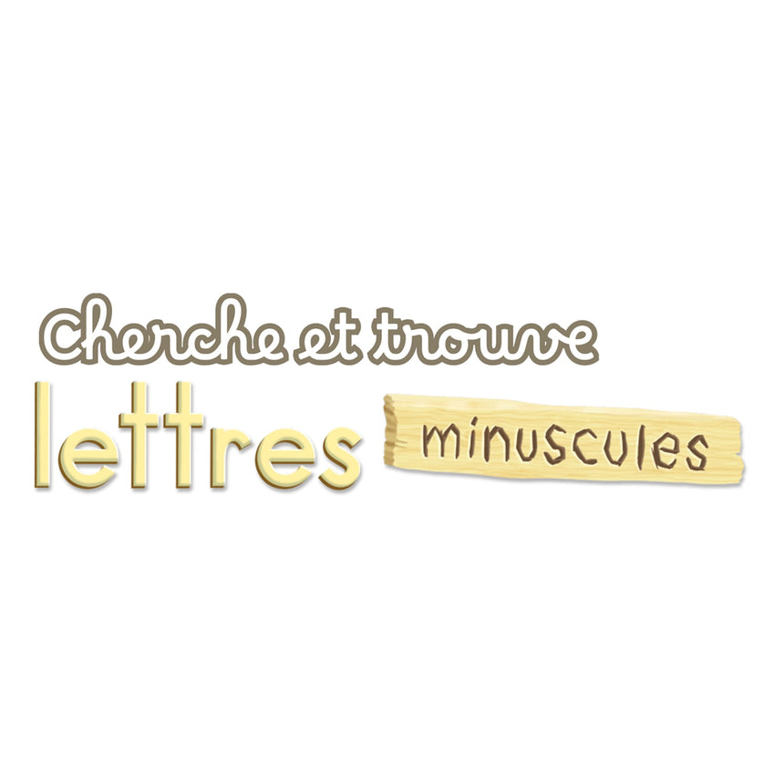 Cherche et Trouve Les Lettres Minuscules