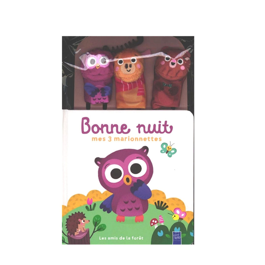 Les amis de la forêt - Bonne nuit, mes 3 marionnettes-Prologue-PRL-789465246932-CLÉMENT