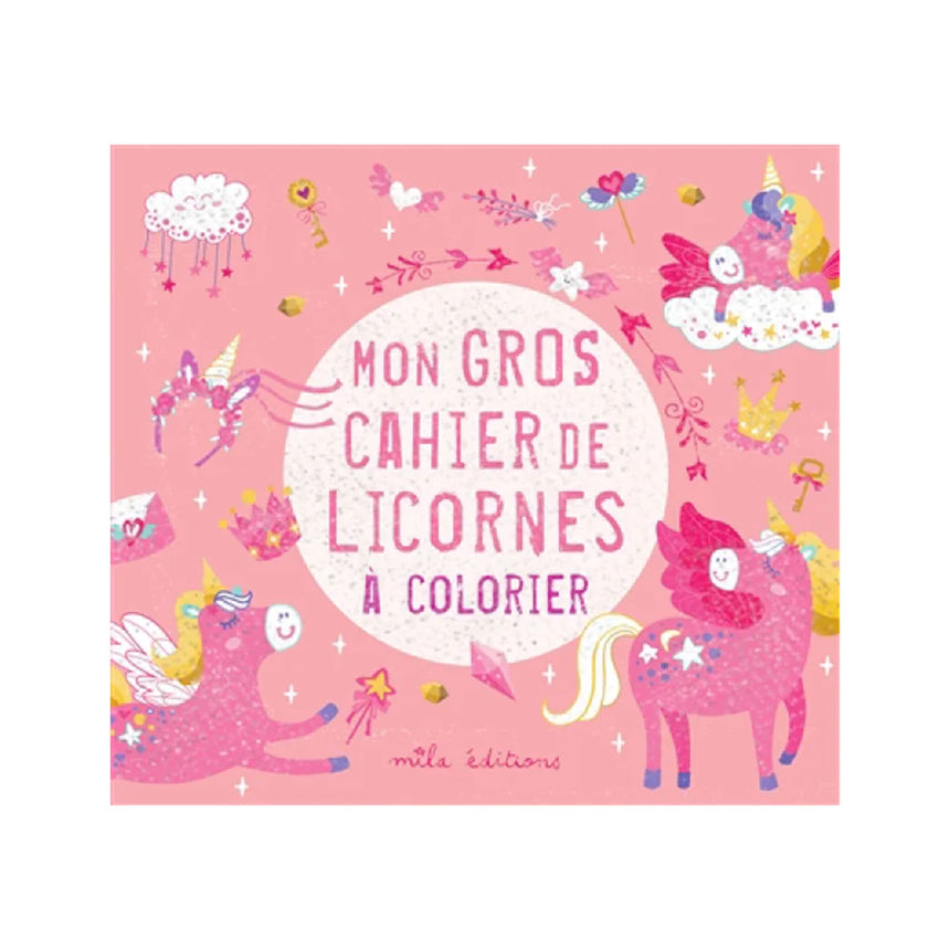 Mon gros cahier de licornes à colorier-Prologue-PRL-A144919-CLÉMENT