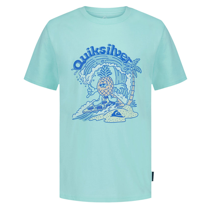 T-shirt Pizza Pineapple 4-7ans-Quiksilver-Menthe-4-QUI-25QSSJA33E-CLÉMENT