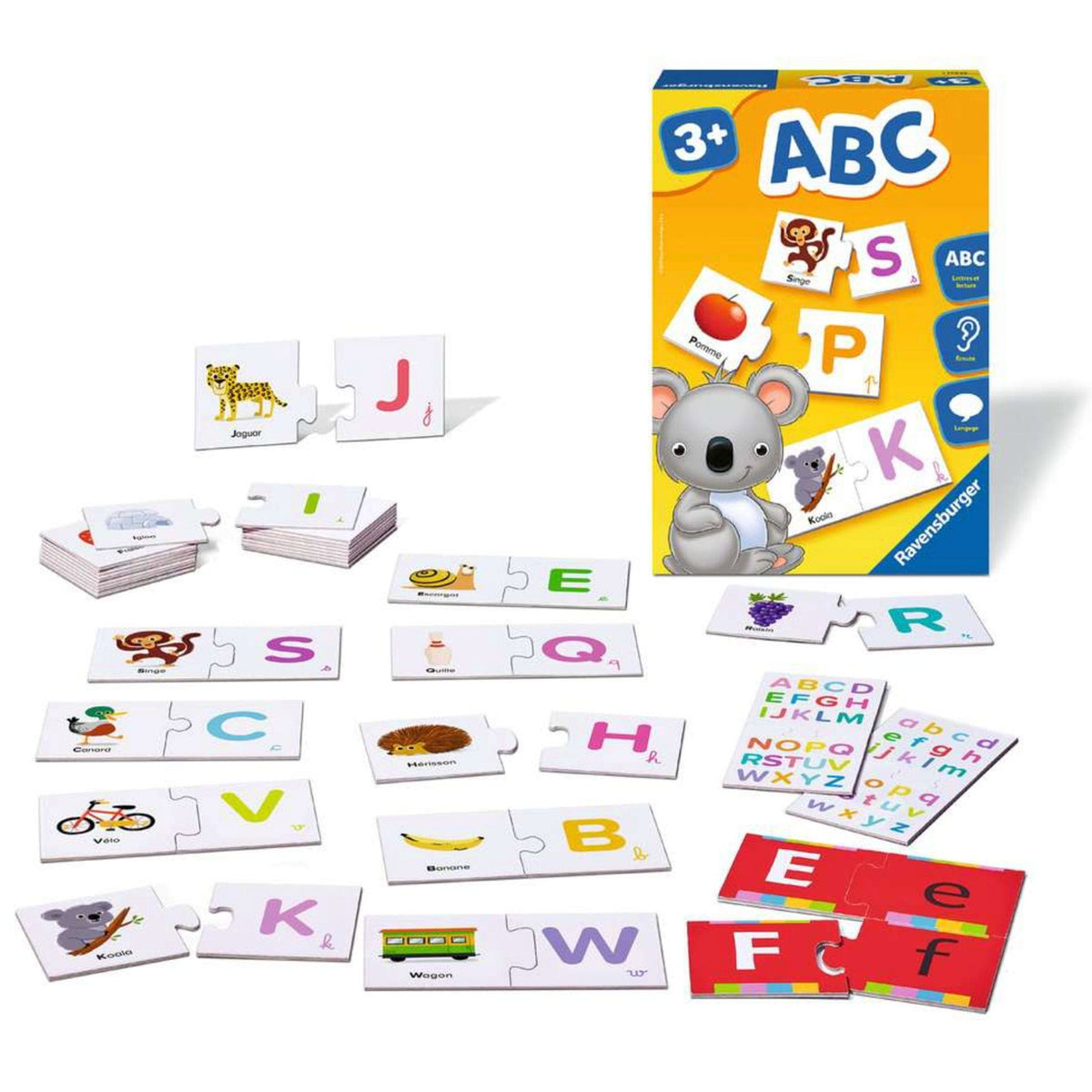 Jeu Éducatif Ravensburger ABC – Apprendre L’Alphabet Majuscules Et Minuscules Dès 3 Ans