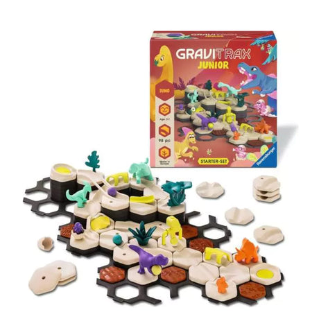 Gravitrax Junior - Dinosaures (Anglais)-Ravensburger-RAV-24586-CLÉMENT
