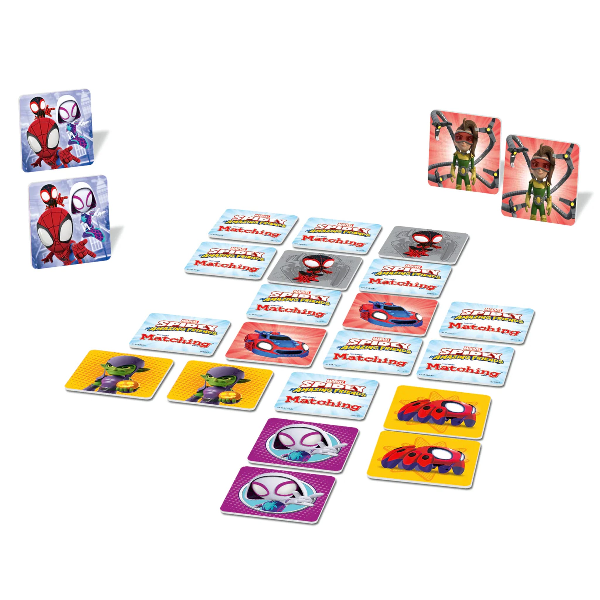 Jeu De Dominos Marvel Spidey And His Amazing Friends - Pour Enfants 3 Ans Et Plus, 2 à 4 Joueurs, Cadeau Marvel - 2