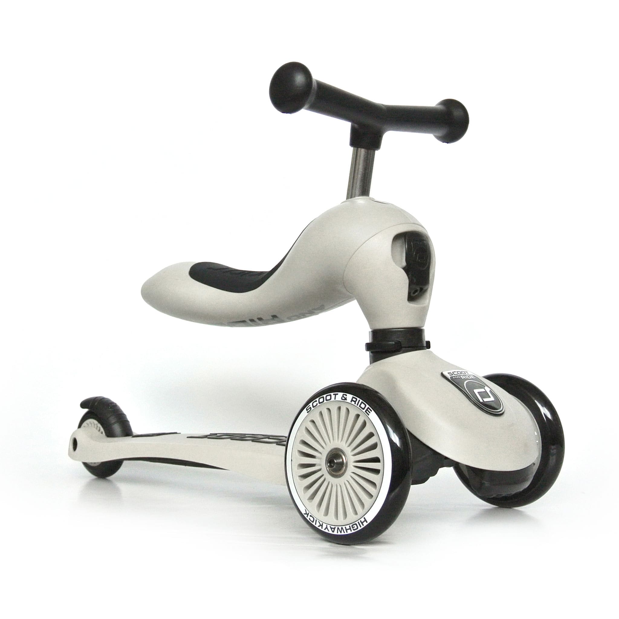 Trottinette 2-en-1 Highwaykick 1 - Cendré - Scoot and Ride – CLÉMENT