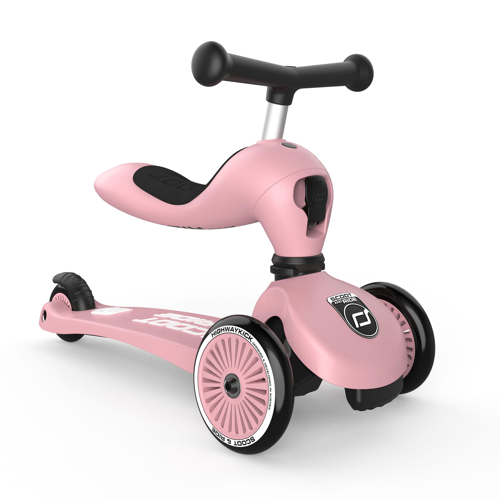 Scoot and Ride Highwaykick 1-5 ピンク Scoot & Ride - Highwaykick1 Scooter For Toddler 1-5Y (Rose