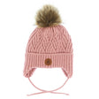 Tuque Tricot Pompon 12-24mois-Rising Sun-Rose-12-24 m-RI5-W2522-1-CLÉMENT