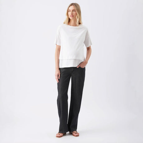 Jeans Bande Élastique Billie-Ripe-Noir-S-RIP-W3409-CLÉMENT