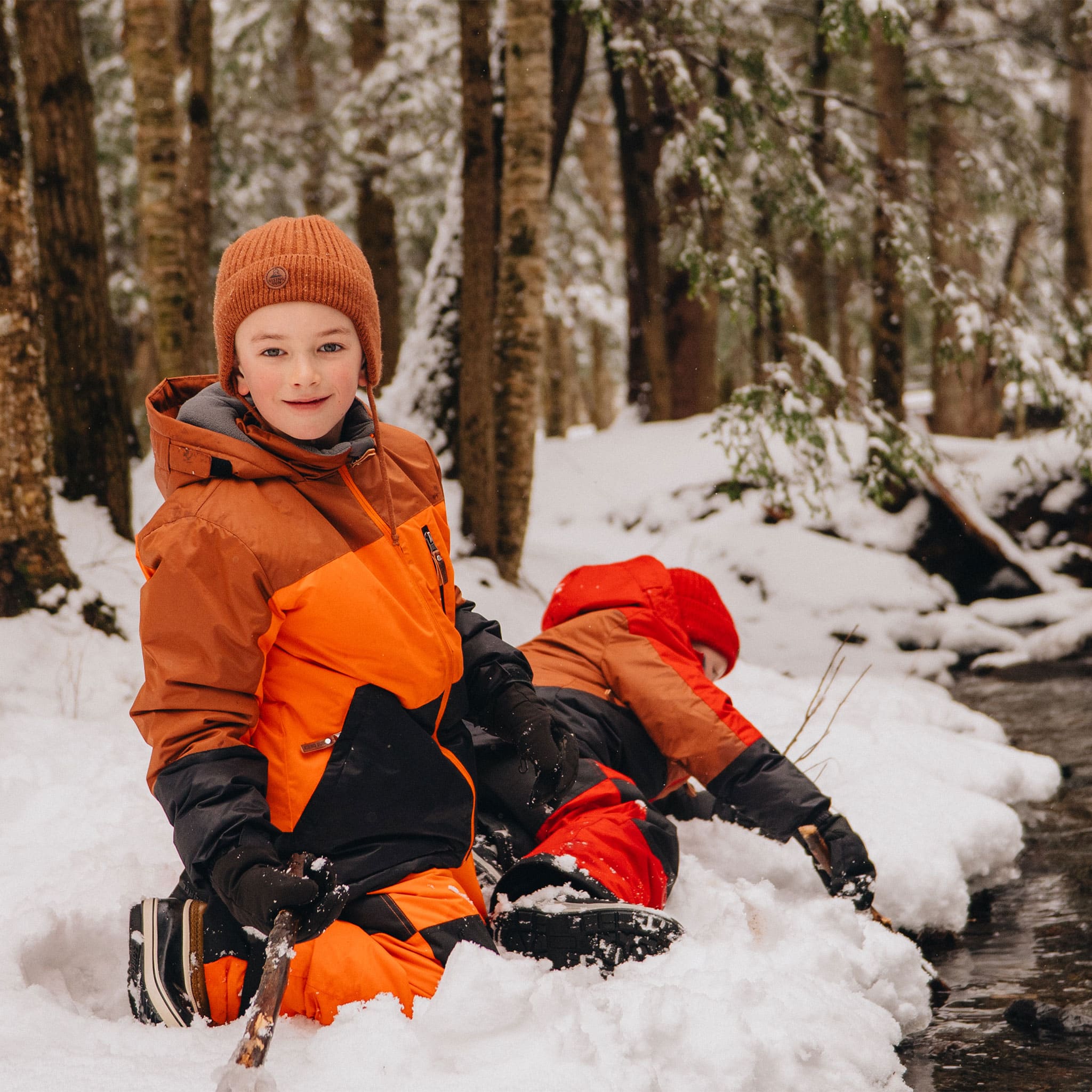 Habit de Neige Colorblock Moka 4-14ans - Rising Sun – CLÉMENT