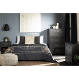 Commode 5 Tiroirs - Tassio Chêne gris