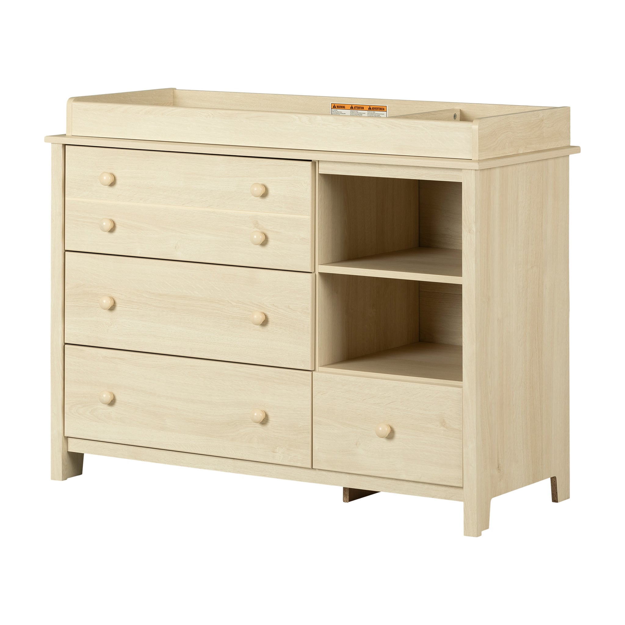 新品　Ballsey ファージレ　manimaris ブラミンク　drawer Table à langer avec pourtour amovible - Little Smileys Chêne