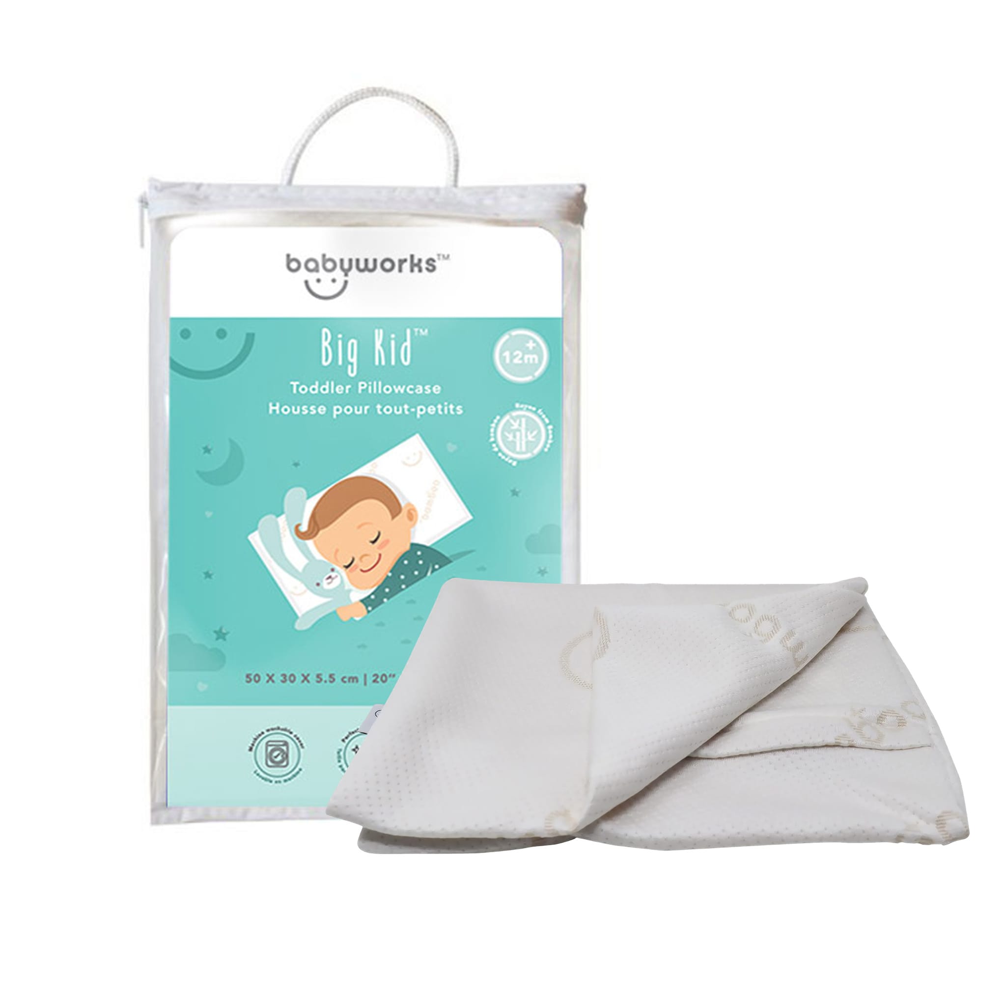 Babyworks Big Kid Toddler Pillowcase – CLÉMENT