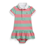 Robe Rugby Jersey 6-24mois-Polo Ralph Lauren-Rose-6 m-RLA-310734886500-CLÉMENT