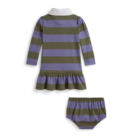 Robe Rayée Rugby 6-24mois-Polo Ralph Lauren-RLA-310879027500-CLÉMENT