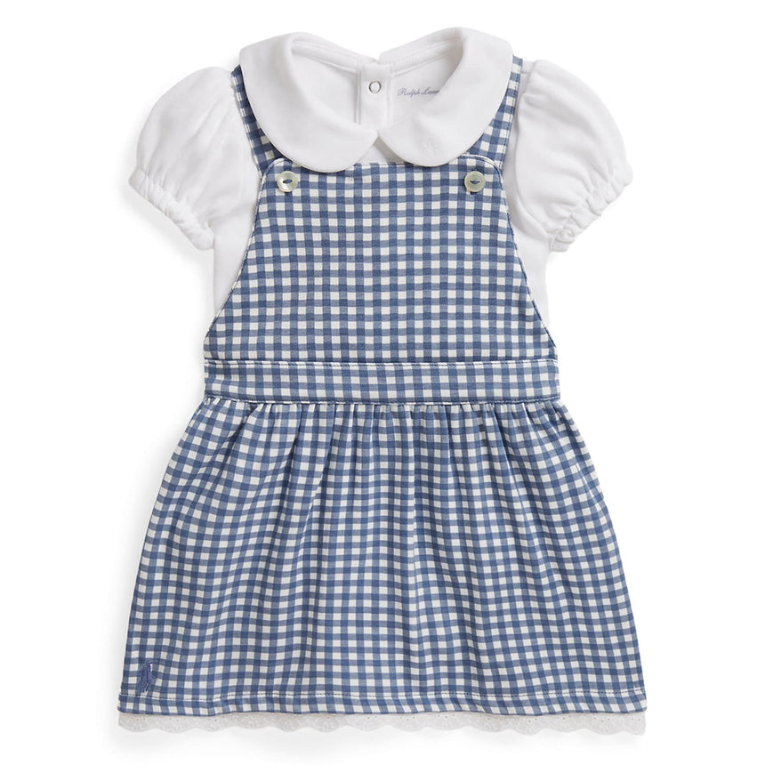 Robe Deux Pièces Gingham 6-24mois-Polo Ralph Lauren-RLA-310A12830001-CLÉMENT
