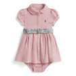 Robe Oxford 6-24mois-Polo Ralph Lauren-Rose-6 m-RLA-310A12834002-CLÉMENT