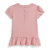 T-shirt Volant Ours 6-24mois-Polo Ralph Lauren-RLA-310B22683001-CLÉMENT
