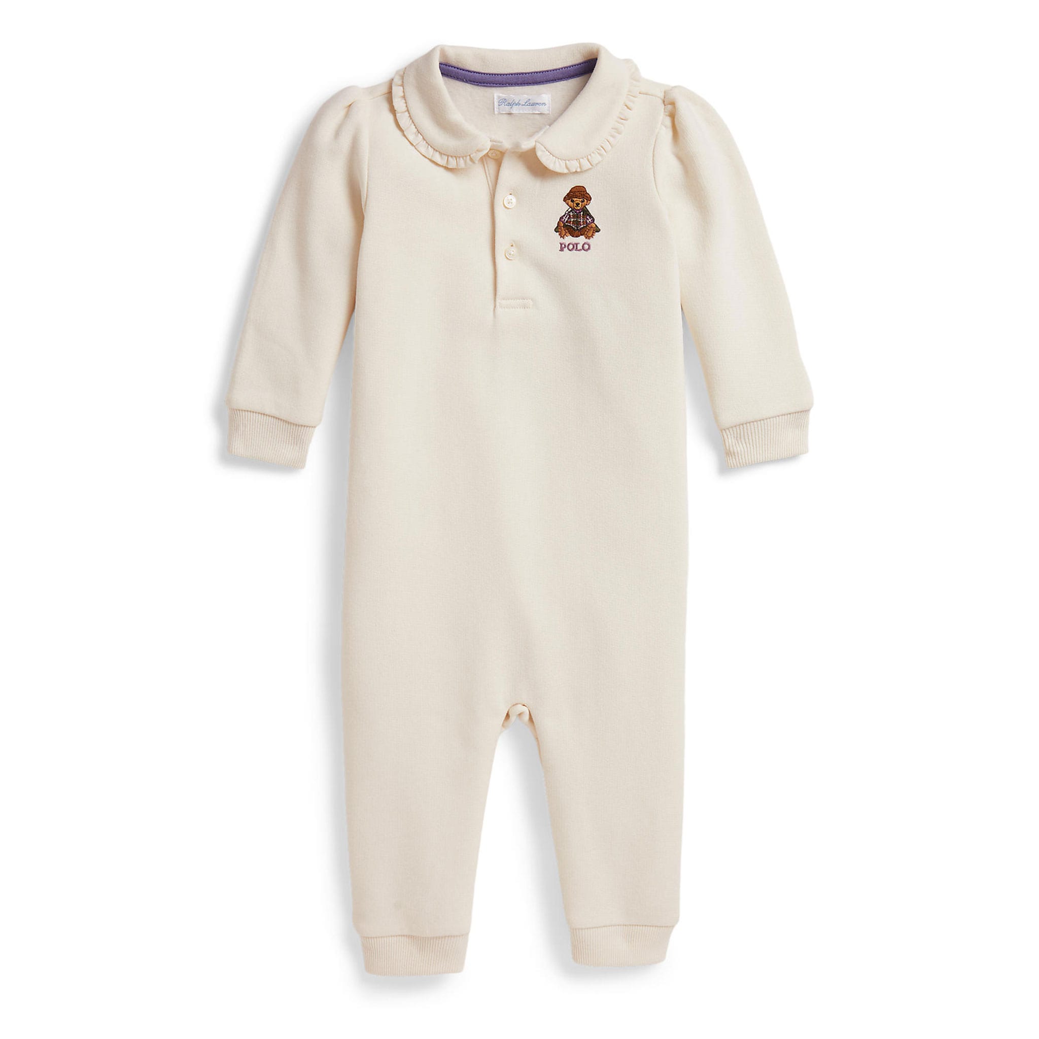 Polo Fleece Coverall 3-12m – CLÉMENT