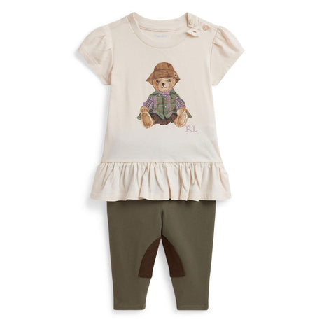 Ensemble Pantalon Ours Polo 6-24mois-Polo Ralph Lauren-Ivoire-6 m-RLA-310B26828001-CLÉMENT