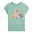 T-shirt Chien Mignon 2-6X-Polo Ralph Lauren-Turquoise-2-RLA-312A11768001-CLÉMENT