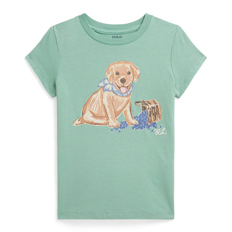 T-shirt Chien Mignon 2-6X-Polo Ralph Lauren-Turquoise-2-RLA-312A11768001-CLÉMENT
