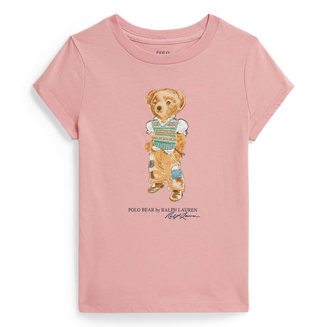 T-shirt Ours Polo 2-6ans-Polo Ralph Lauren-Rose-2-RLA-312B20033001-CLÉMENT