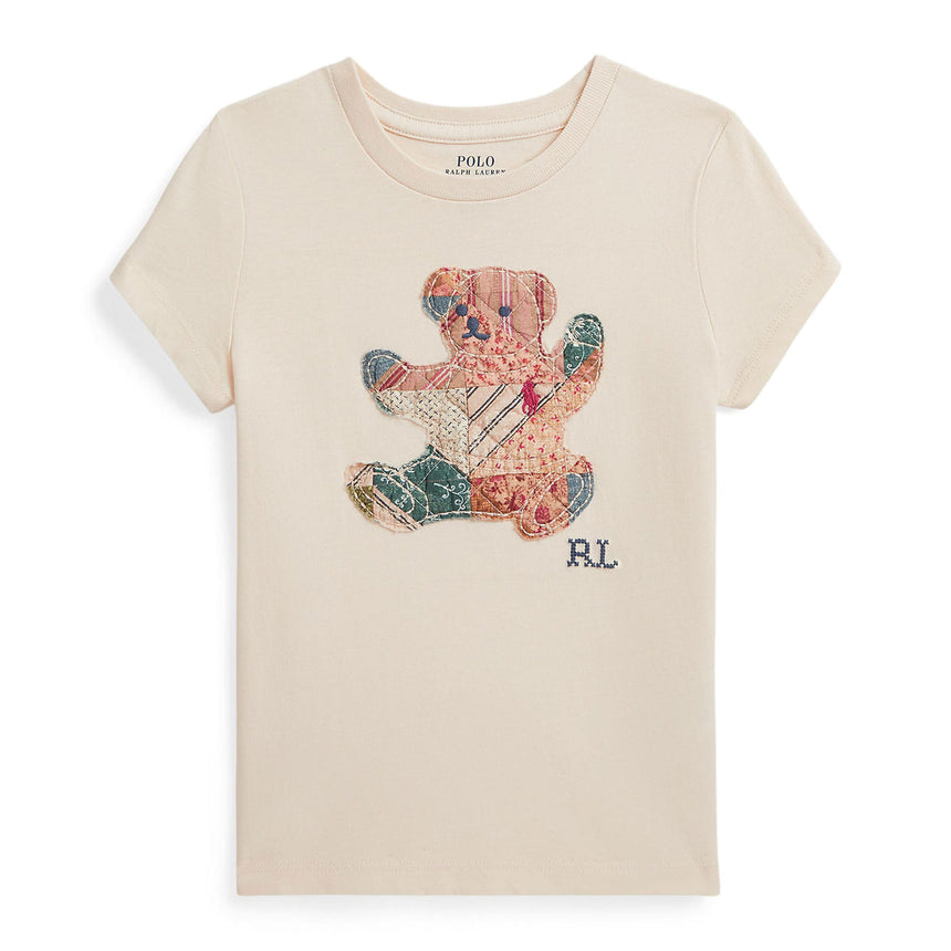 T-shirt Ours Courtepointe 2-6ans-Polo Ralph Lauren-Ivoire-2-RLA-312B20034001-CLÉMENT