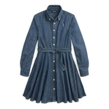 Robe Chemise Denim 7-16ans-Polo Ralph Lauren-Denim-7-RLA-313698860001-CLÉMENT