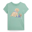 T-shirt Chien Mignon 7-16ans-Polo Ralph Lauren-Turquoise-S-RLA-313A11768001-CLÉMENT