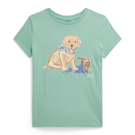 T-shirt Chien Mignon 7-16ans-Polo Ralph Lauren-Turquoise-S-RLA-313A11768001-CLÉMENT